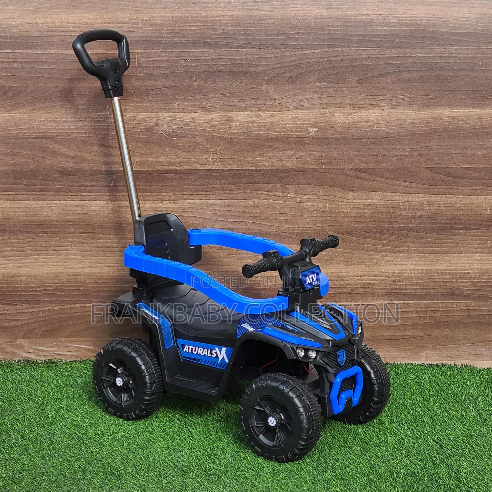 Kids Push Handle Control Ride-on Car.