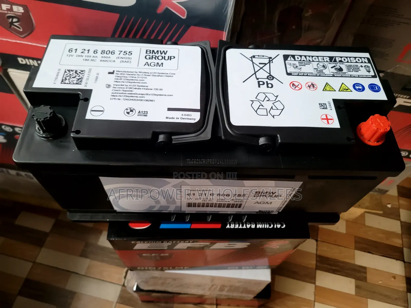 BMW Oem Din 105 Agm Car Battery