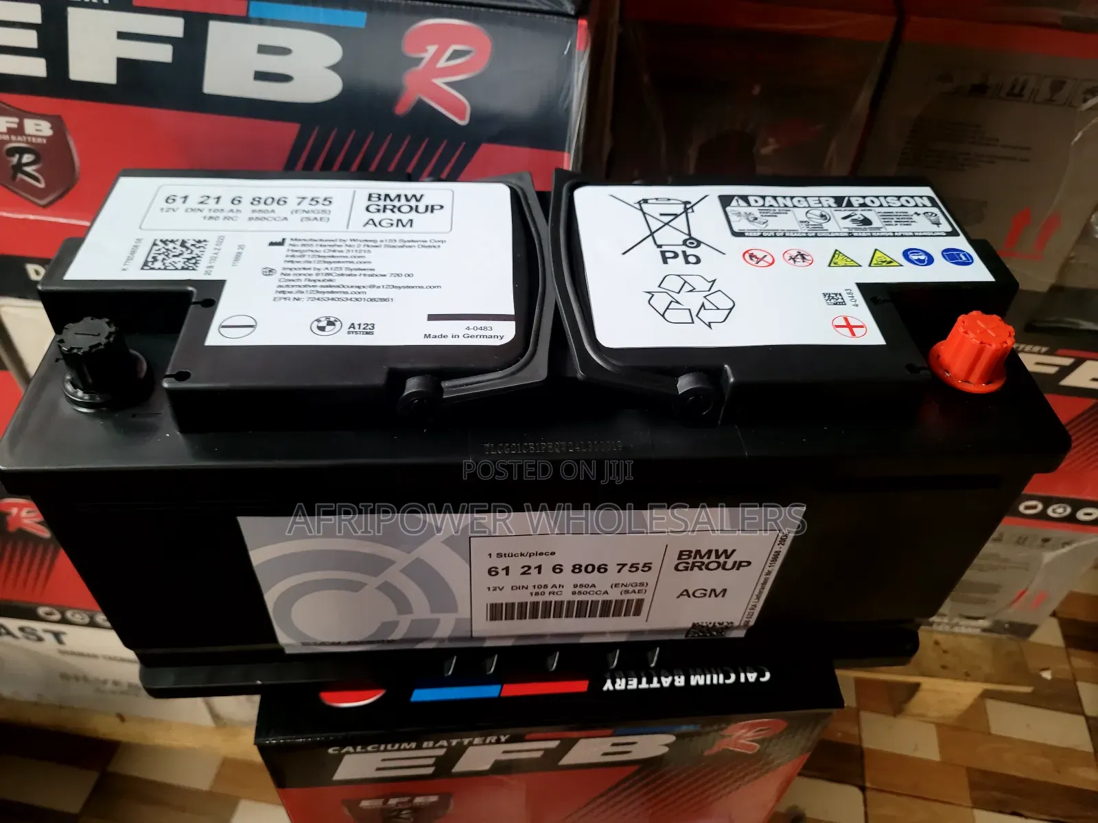 BMW Oem Din 105 Agm Car Battery