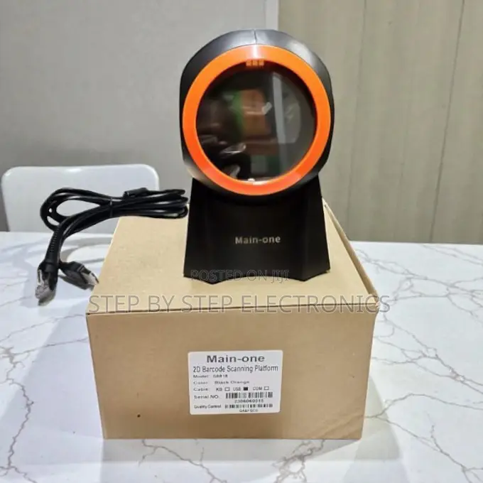 Super Quality 1d 2d Omnidirectional Desktop Barcode Scanner Hands-Free