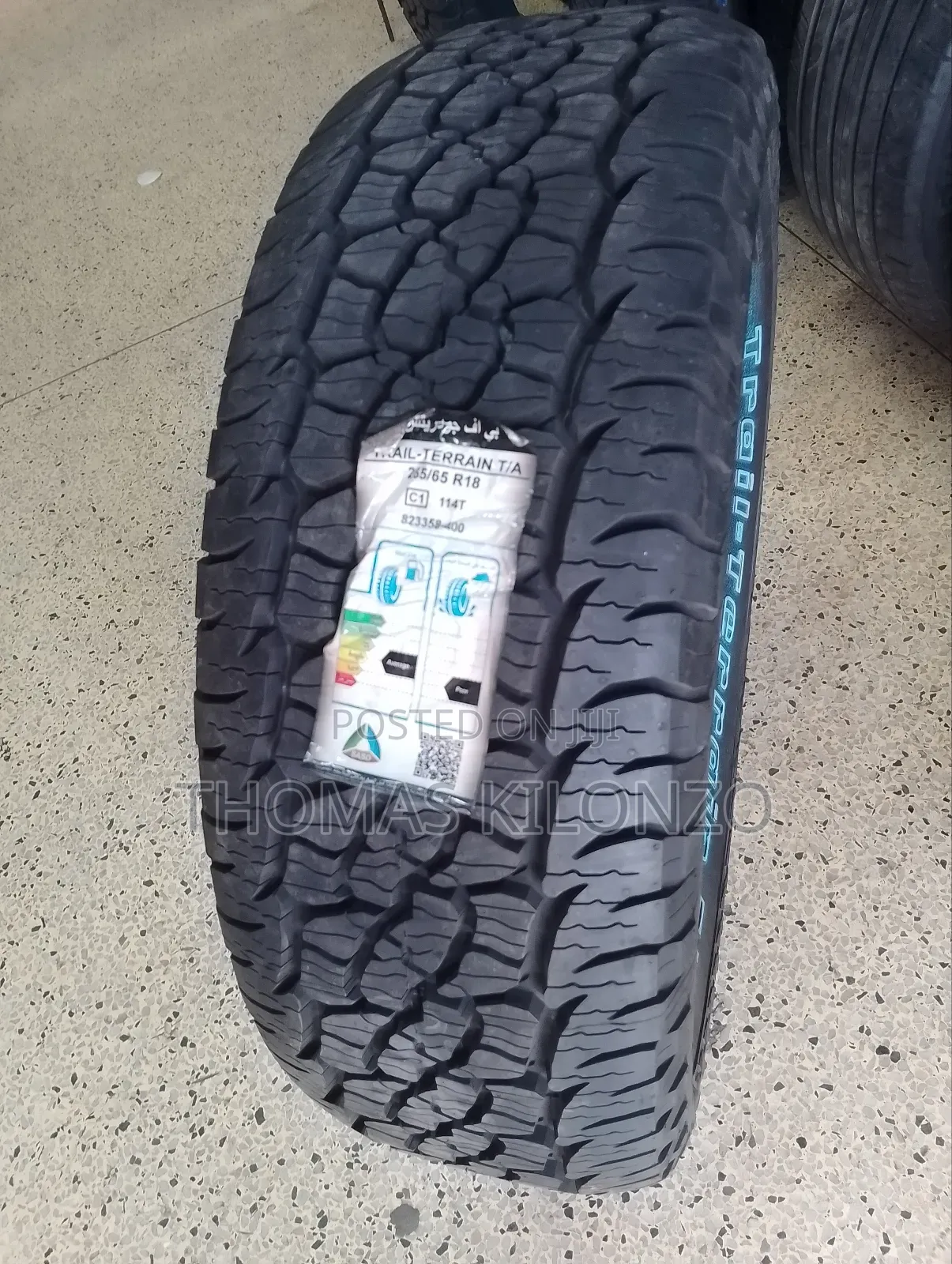 265/65r18 Bfgoodrich Trail AT Tyres