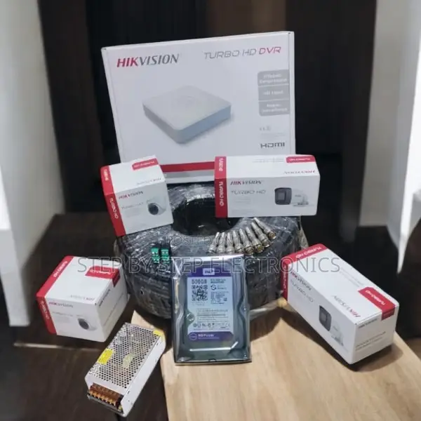 Hikvision 4 Turbo 1080p Hd 2mp CCTV Camera System With Night Vision