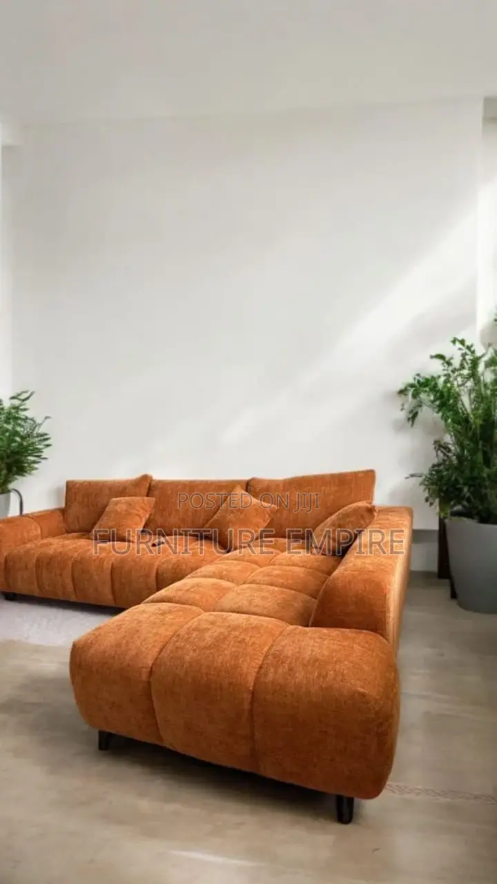 Long Lasting 6 Seater Bubble L Sofa
