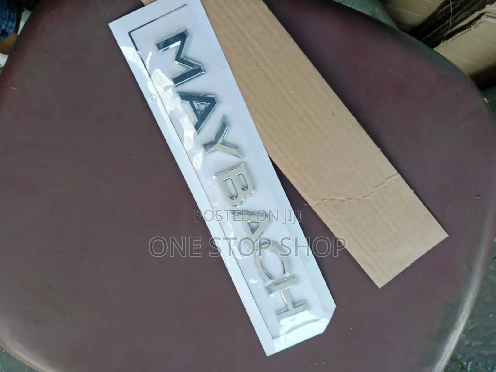 Chrme Maybach Letters Rear Replacement Sticker Badge