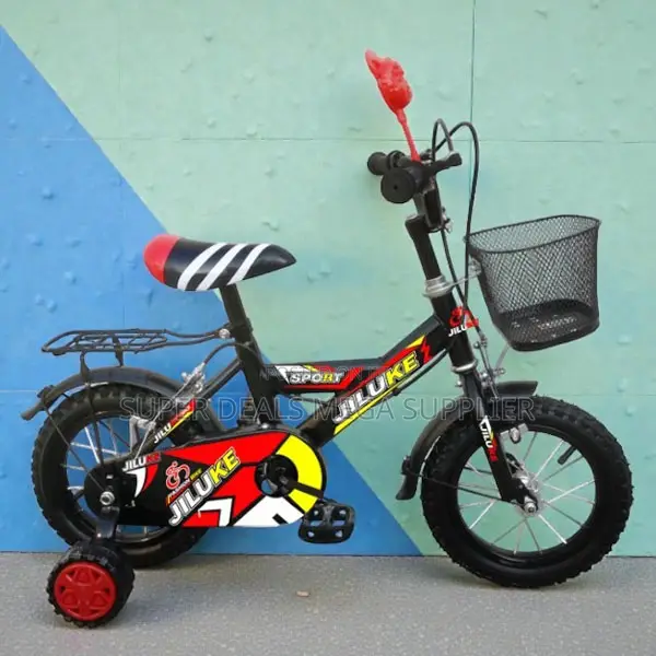 Fun and Safe Cartoon 16 Inch 4-7 Years Children Kids Bike