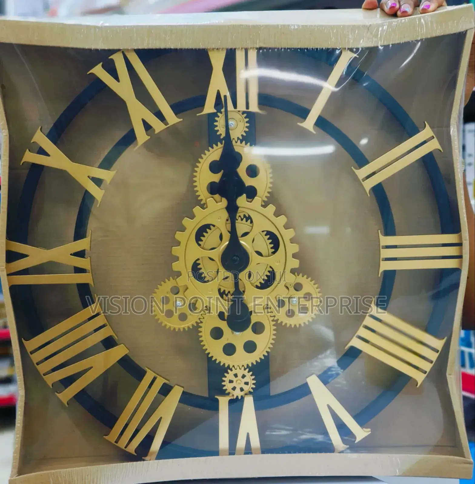 4 Gear Roman Vintage Wall Clock