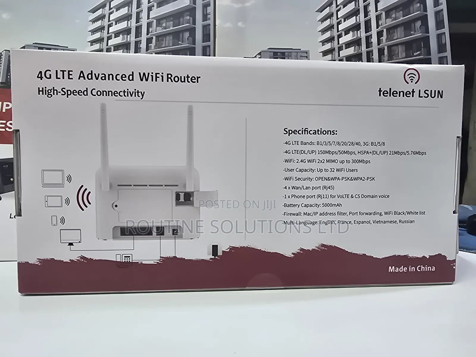 Telenet 4g Lte Simcard Wifi Router Mf286n