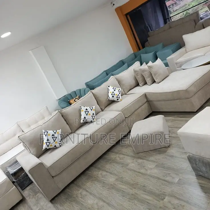 Iconic Cushy 6 Seater Corner Sofa Set