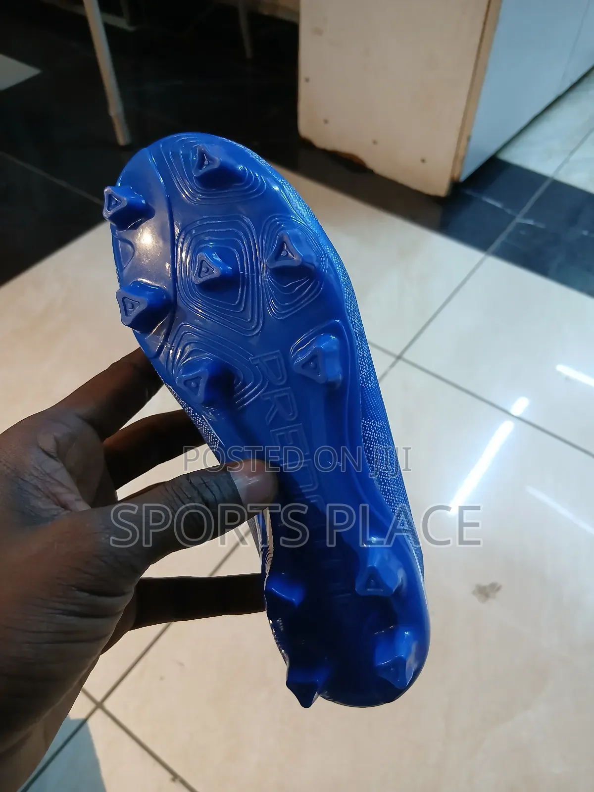 Blue F50 Football Boots for Kids