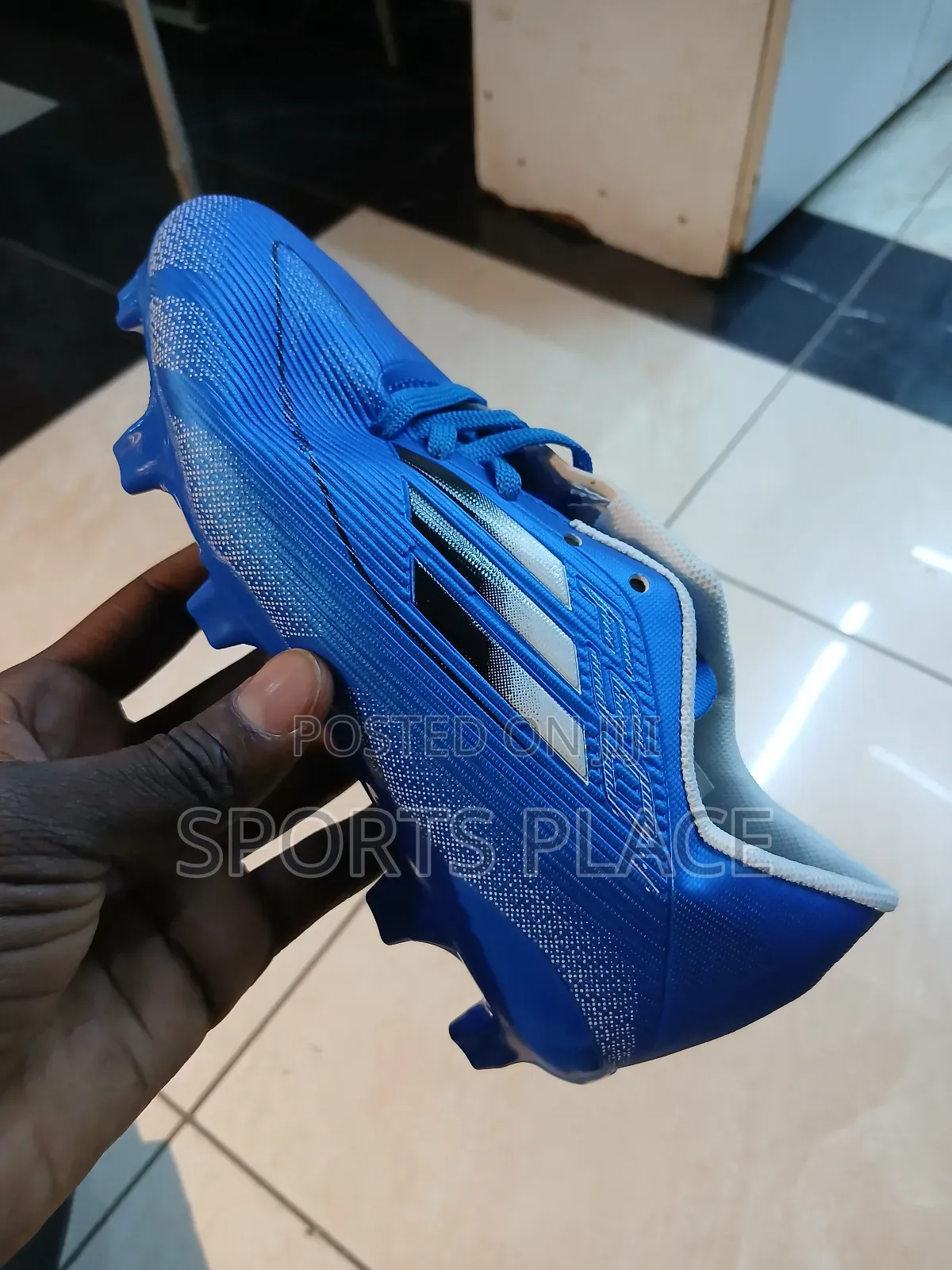 Blue F50 Football Boots for Kids