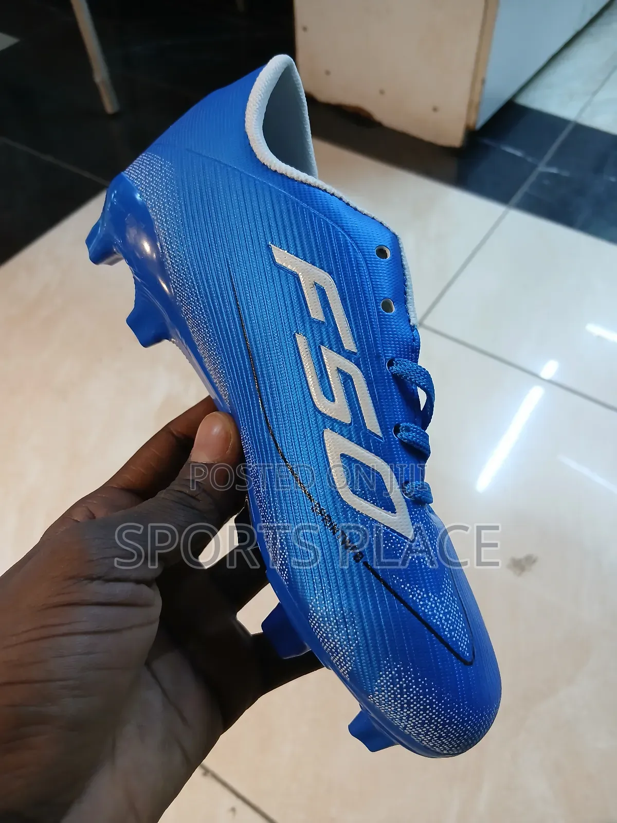 Blue F50 Football Boots for Kids