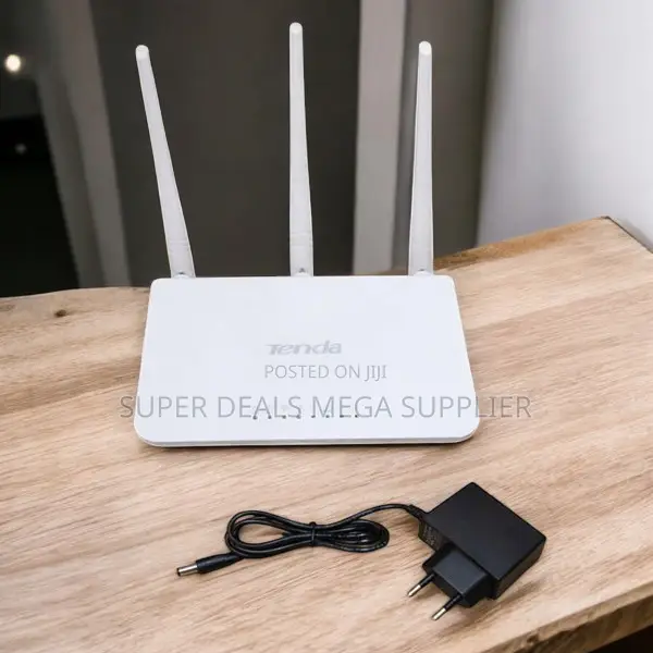 Tenda Wireless Wifi Router With 3 Antennas High Speed Internet