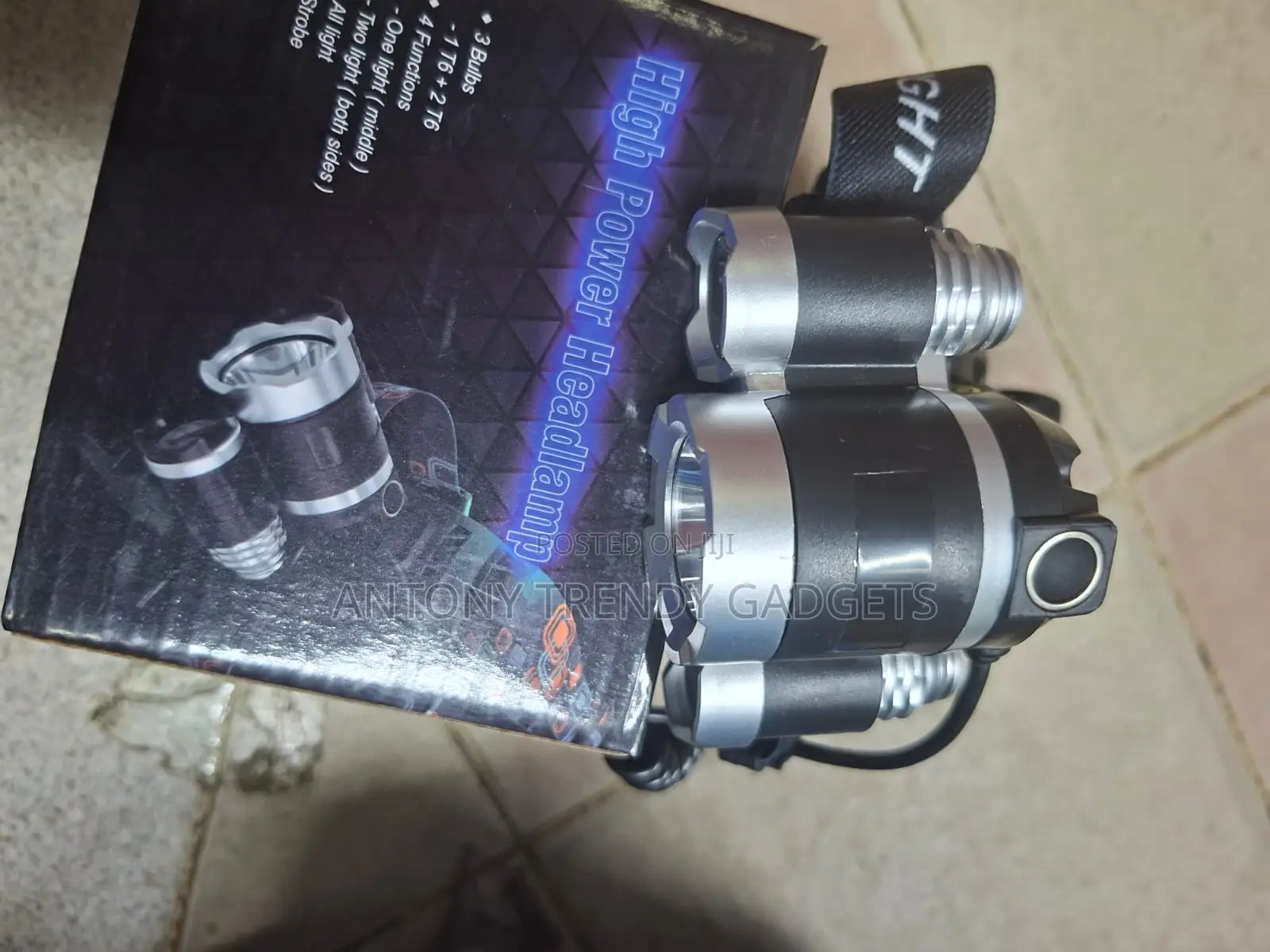 Powerful T6 Led Headlamp With Multiple Light Modes