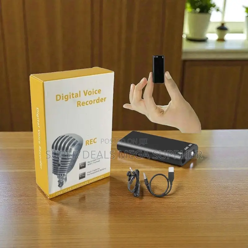 Long Battery Life 8gb Mini Digital Sound Audio Voice Recorder Device