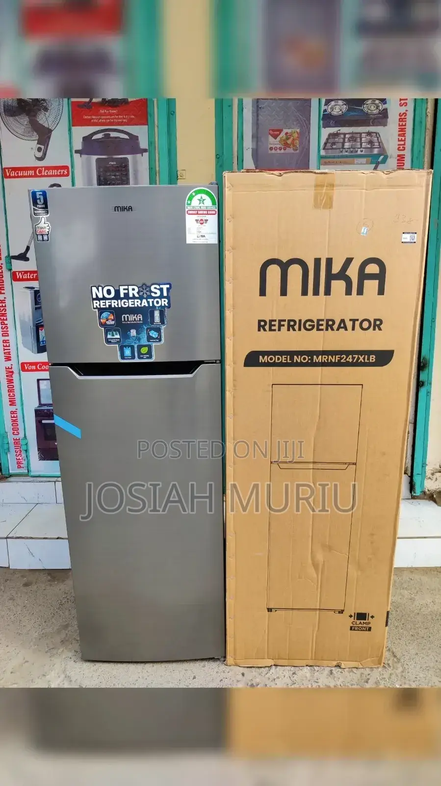 Mika Fridge 247 L No Frost Double Door
