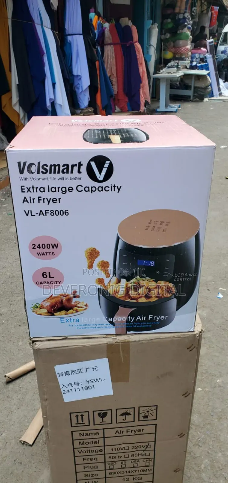 6 Litres Volsmart Airfryer