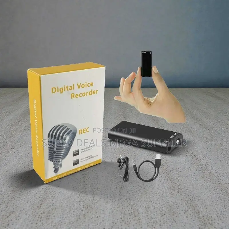 Easy Operation 8gb Mini Digital Sound Audio Voice Recorder Device