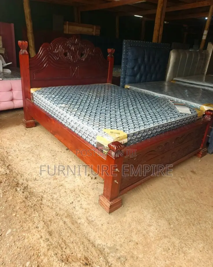 American 5 by 6 Wooden Bed
