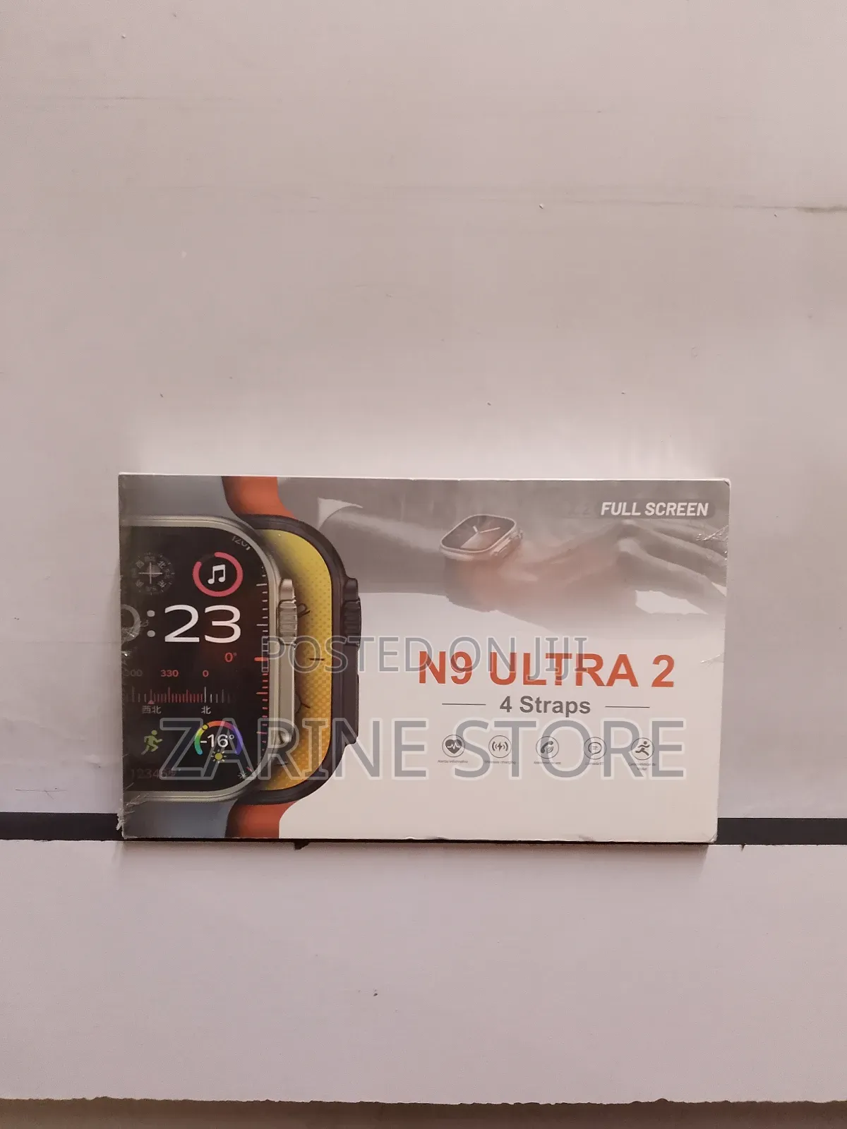 Hand Smart Watch N9 Ultra 2 With 4 Different Colour Straps