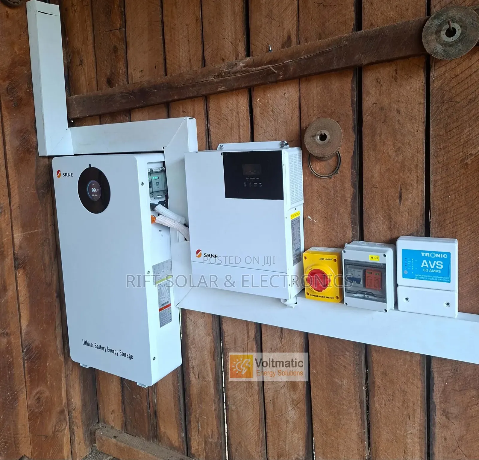 SRNE 5kva Inverter - 5.12kwh Lithium Solar Solution Off Grid Kit