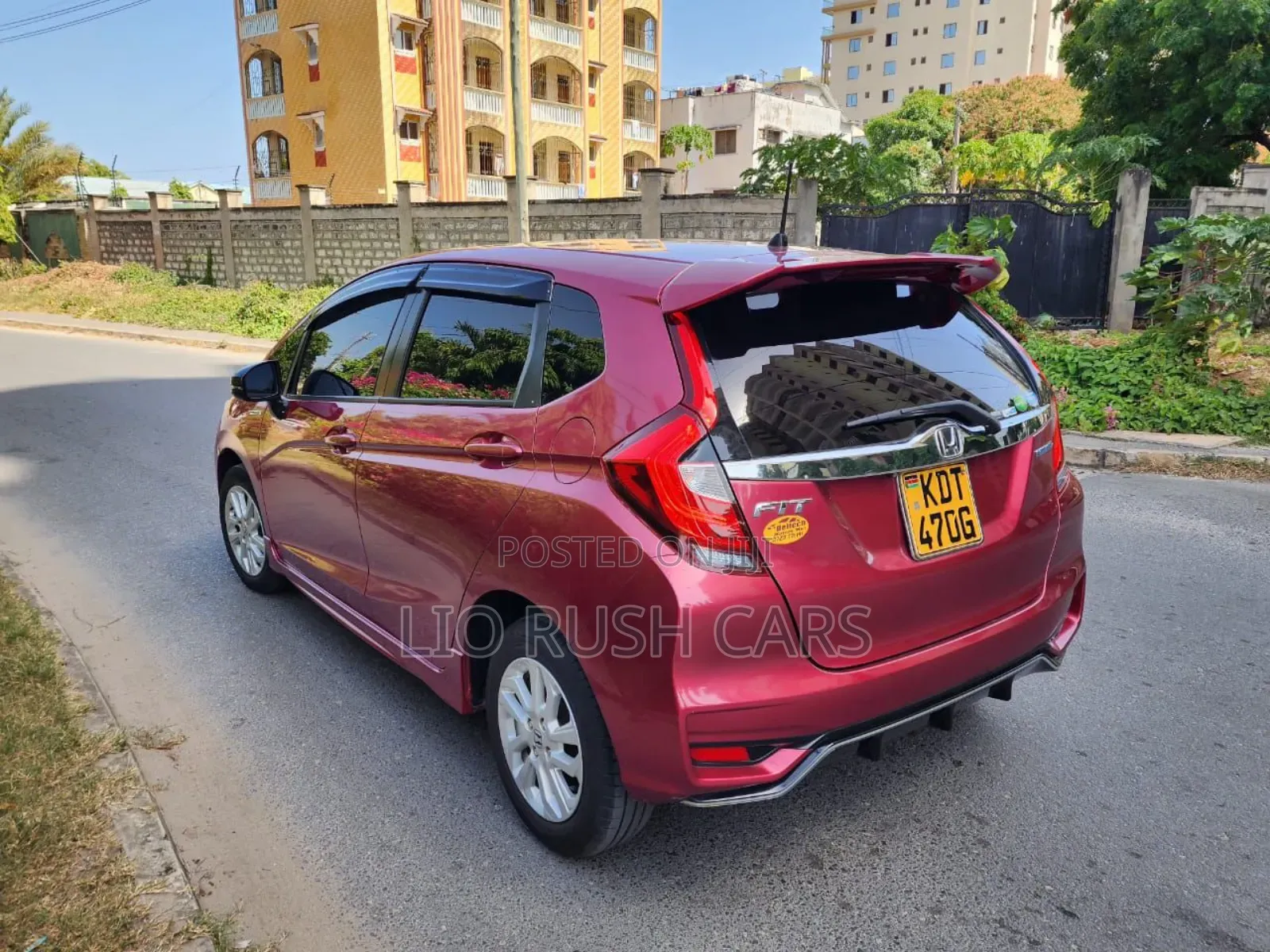 Honda Fit 2018 Red