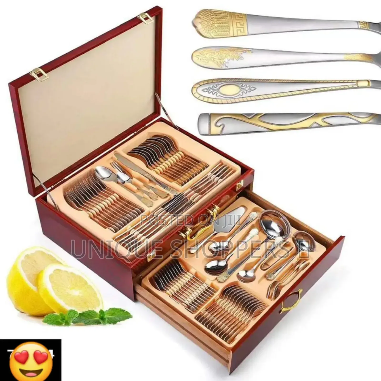 Luxurious 72-Piece Stainless Steel Set, Service for 12.