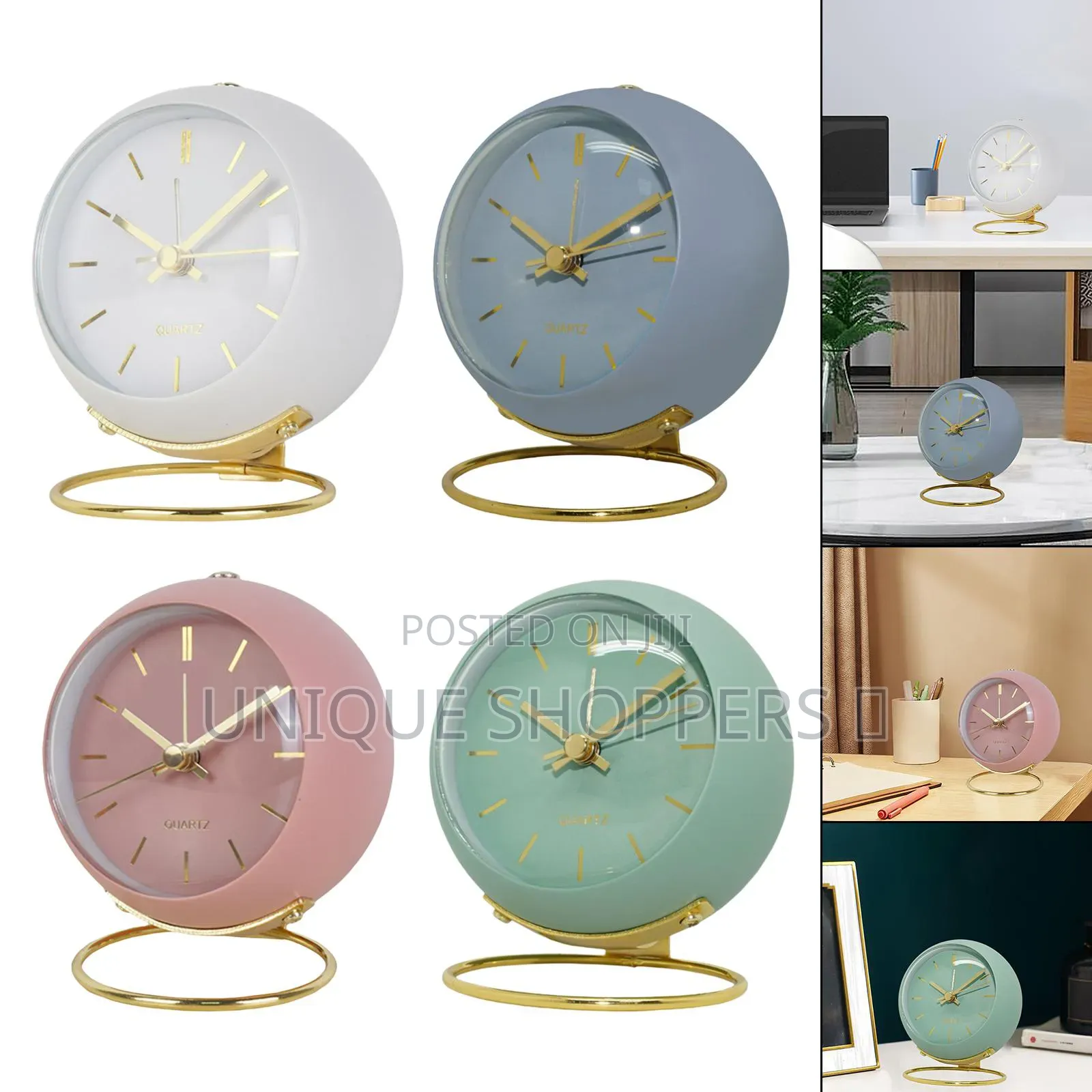 Unique Nordic Silent Smart Alarm Clock Desk Digital*