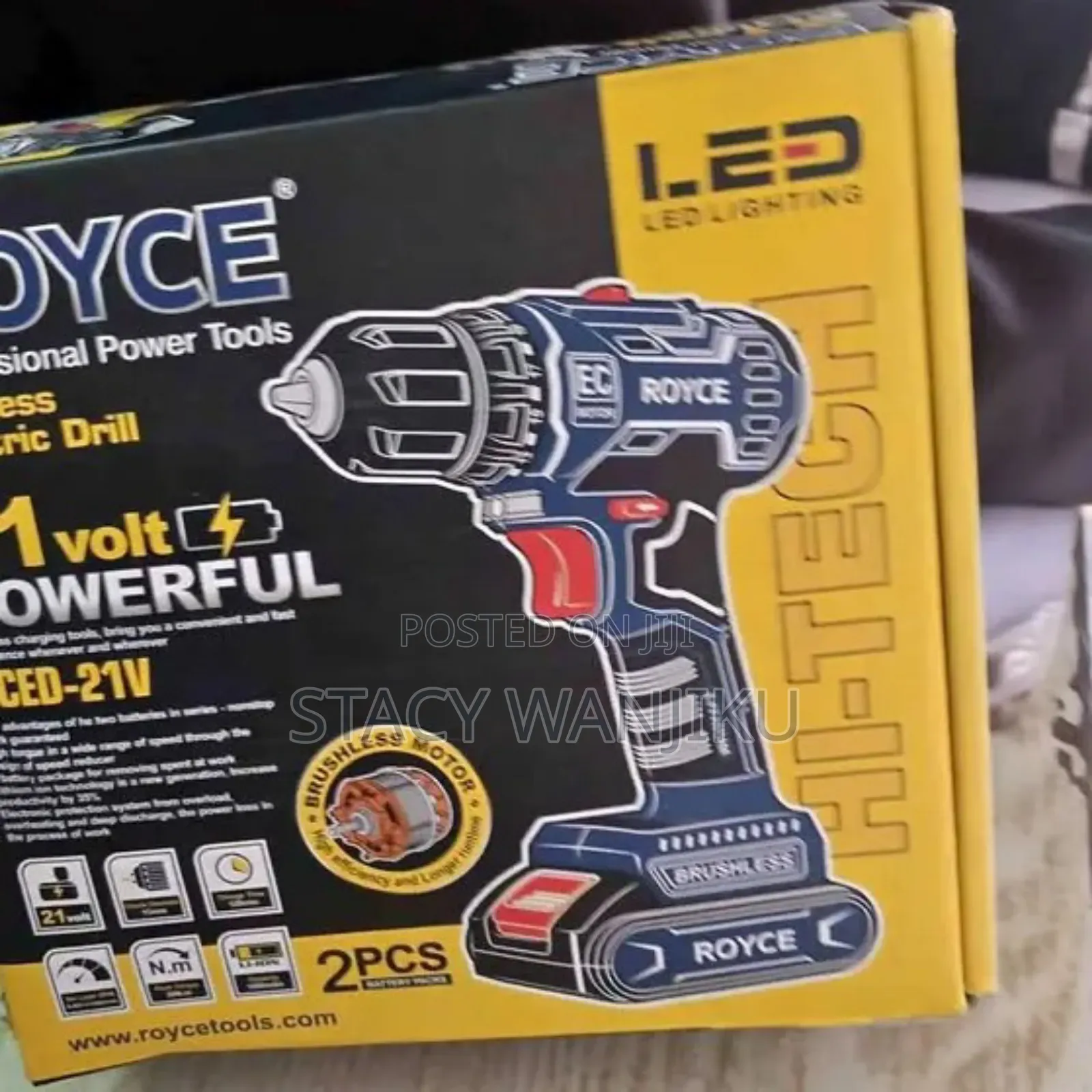 Powerful Cordless Drill/ Royce Drill
