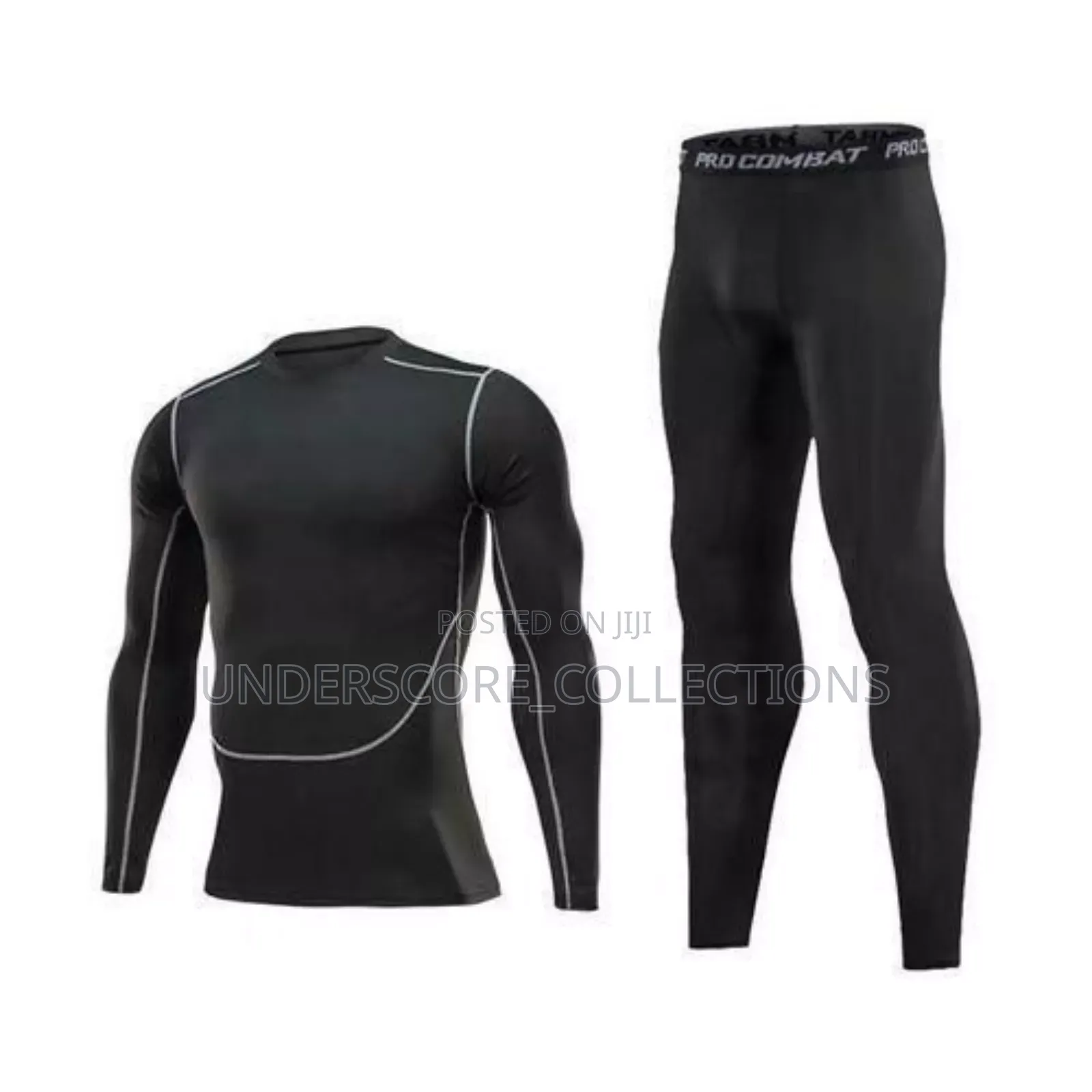 All Black Men's Fitting Gym Wear