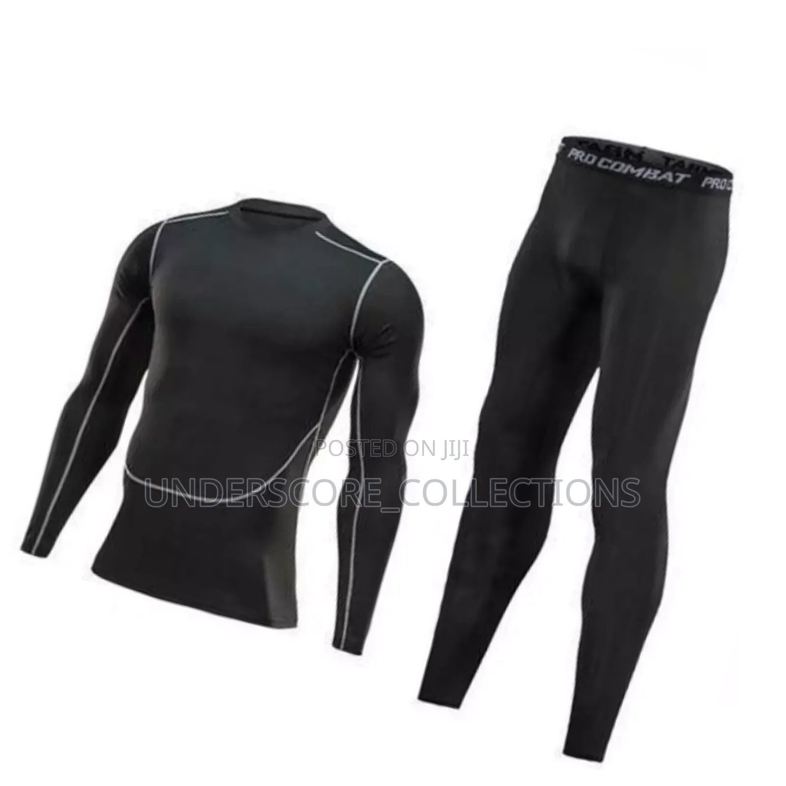 All Black Men's Fitting Gym Wear
