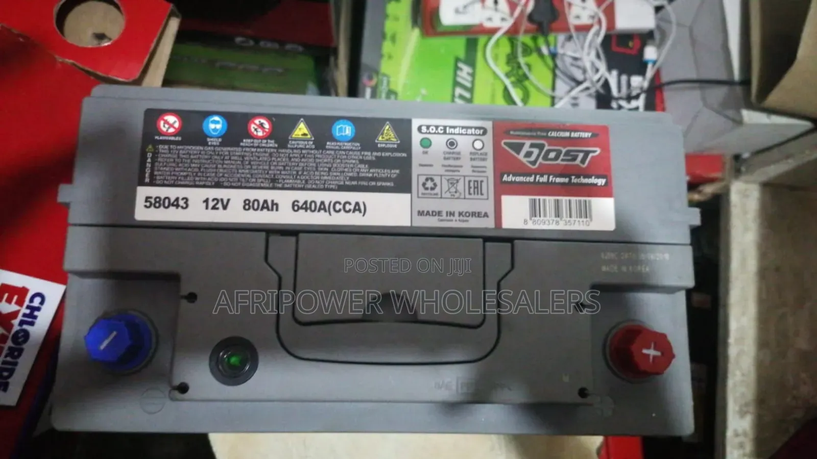 Bost Din 80ah Car Battery Maintenance Free