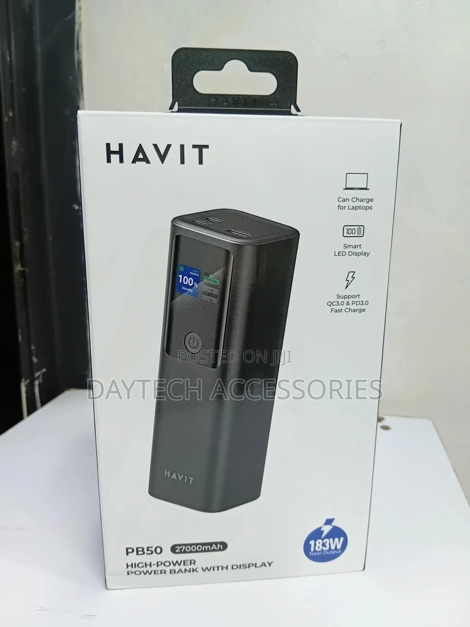 Havit Pb50 27000mah 183watt Laptop Power Bank.