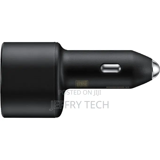 Samsung Original Super Fast Dual Car Charger 45w+15w With Type C to C