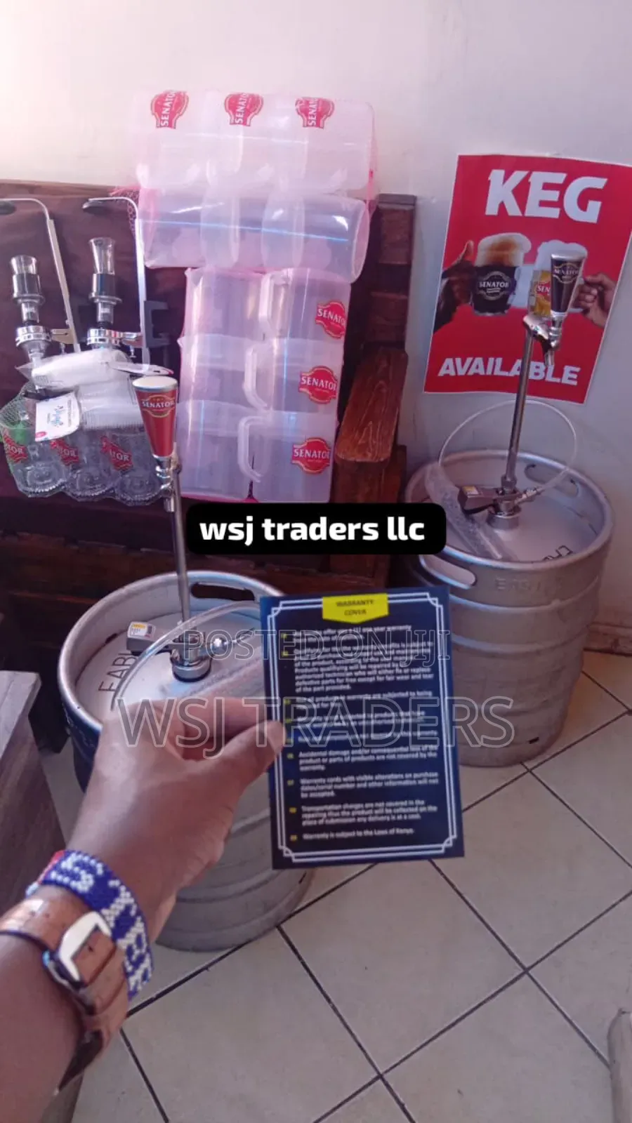 Senator Keg Barrel and Keg Mugs+Tot Measure