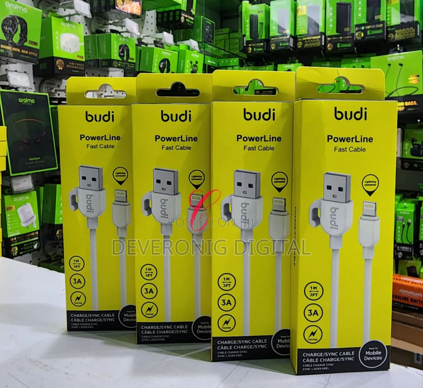 Budi Dc227 *3a* Fast Charging Cables