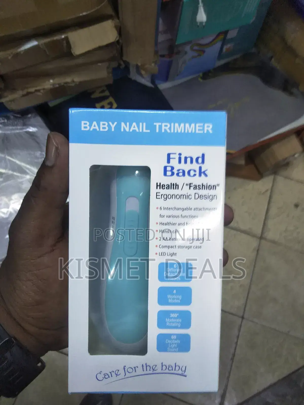 6 Grinder Aa Battery Powered Baby to Adult Nail Trimmer