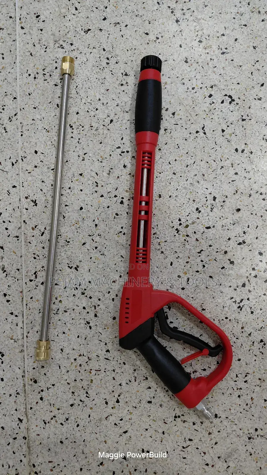 Heavyduty Red/Black Carwash Gun