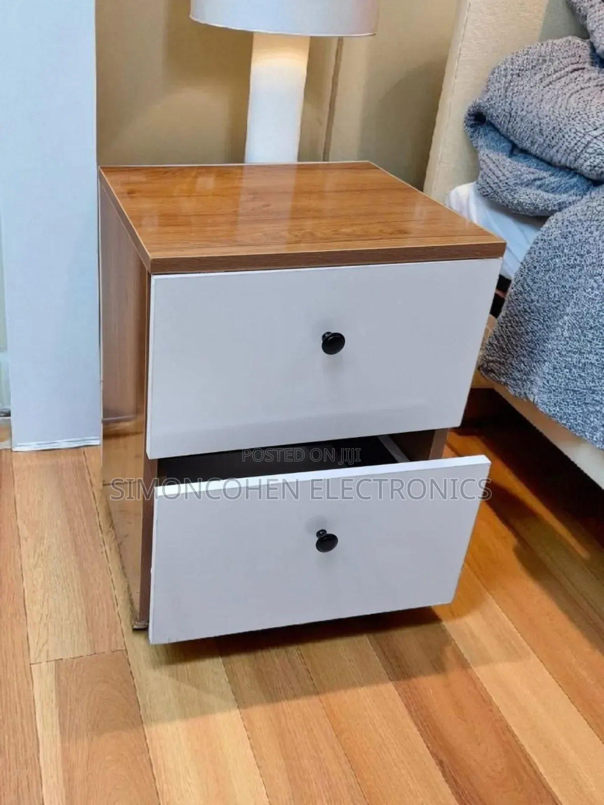 Bedside Table/Cabinet With Drawers