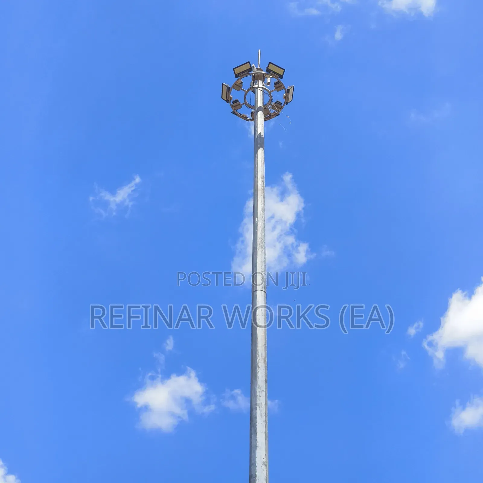 High Mast Poles for Roads, Yards Industrial Lighting
