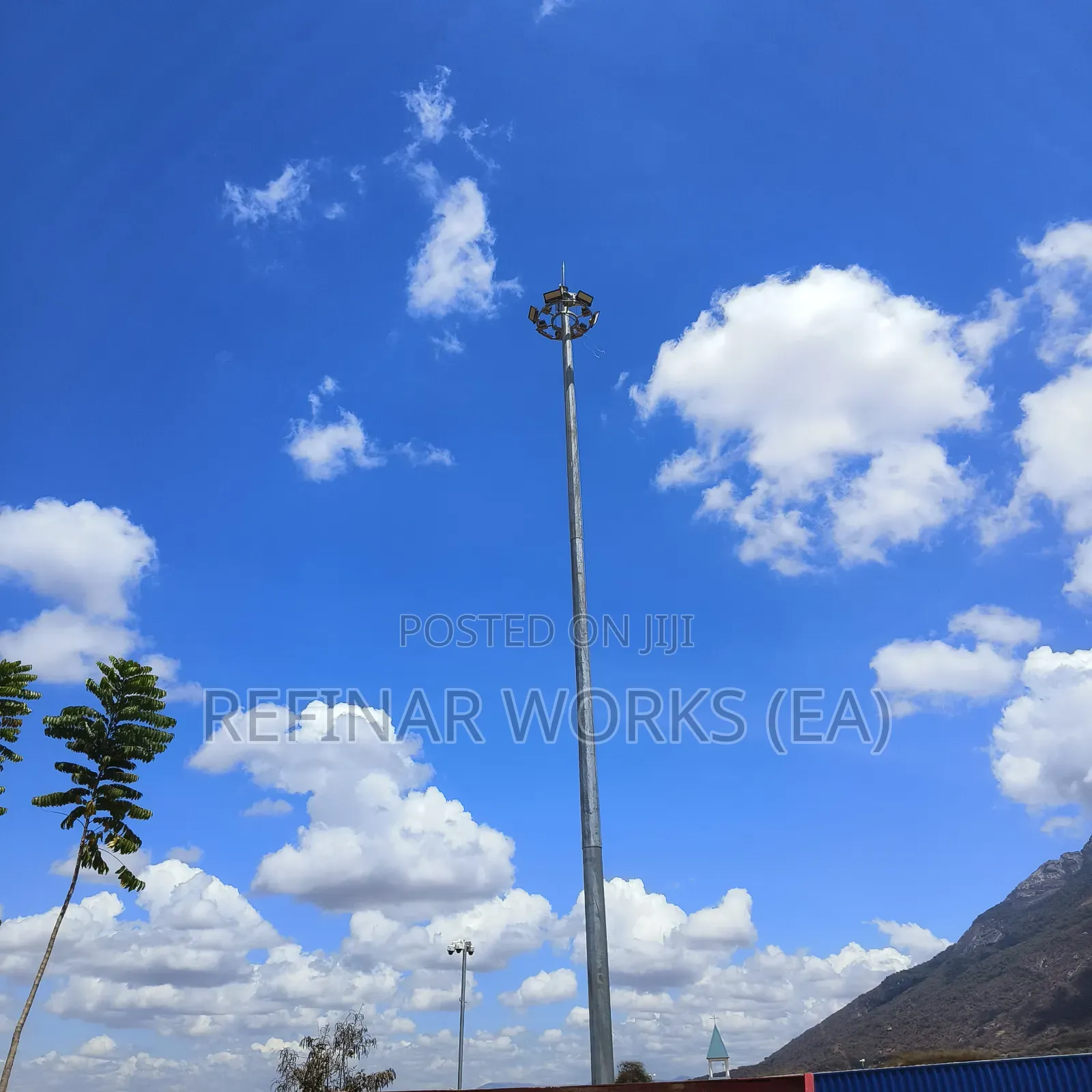 High Mast Poles for Roads, Yards Industrial Lighting