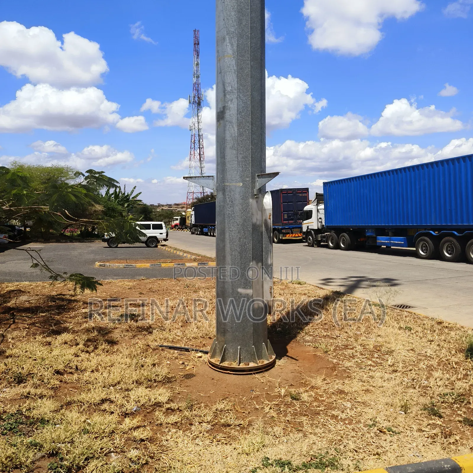 Heavy-Duty High Mast Towers – Fabrication Installation