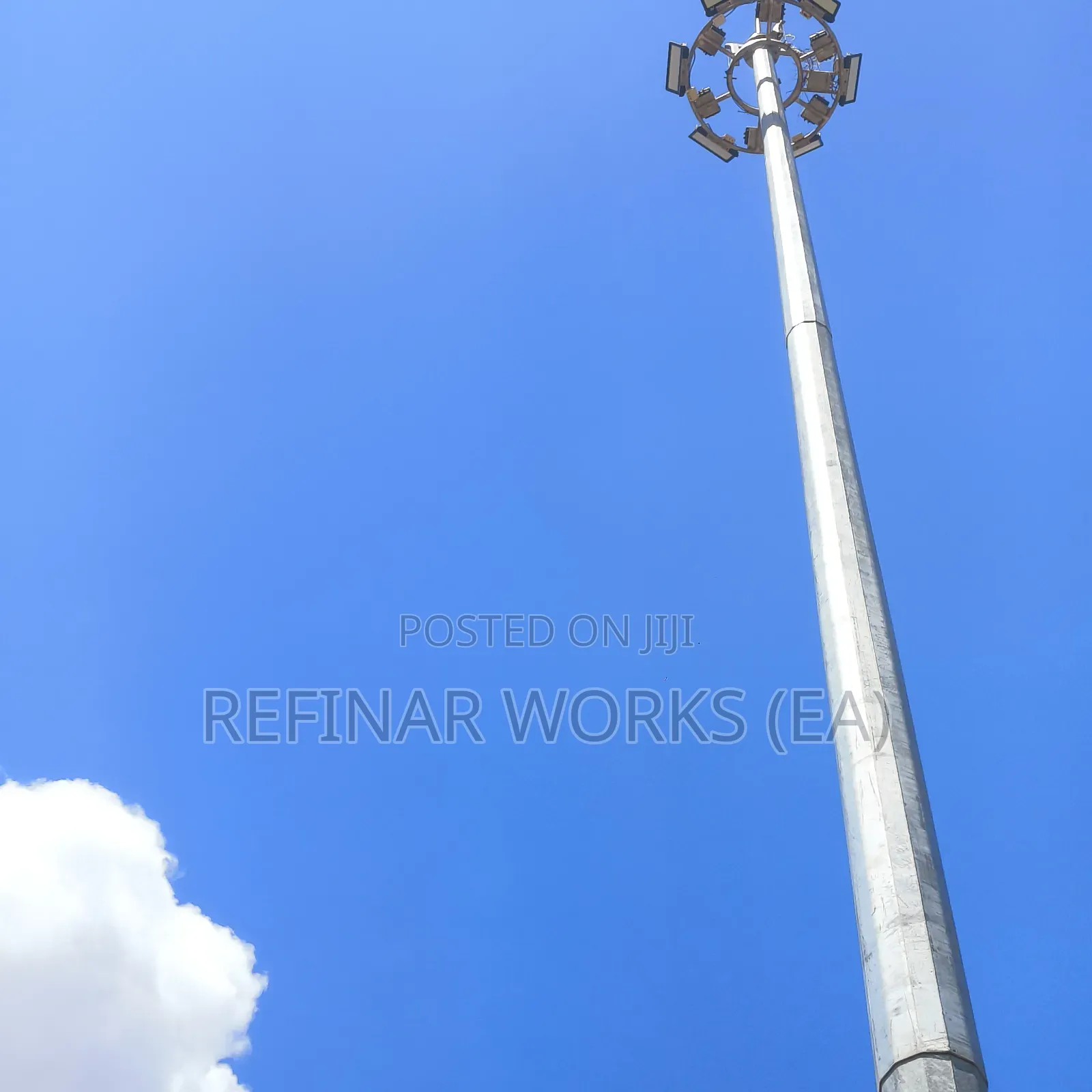 Heavy-Duty High Mast Towers – Fabrication Installation