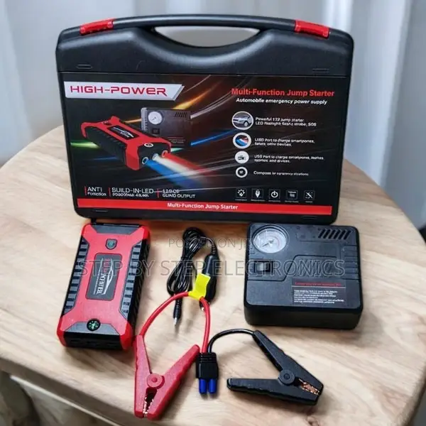 Heavy Duty 12v Car Jump Starter 99800mah With Power Bank Function