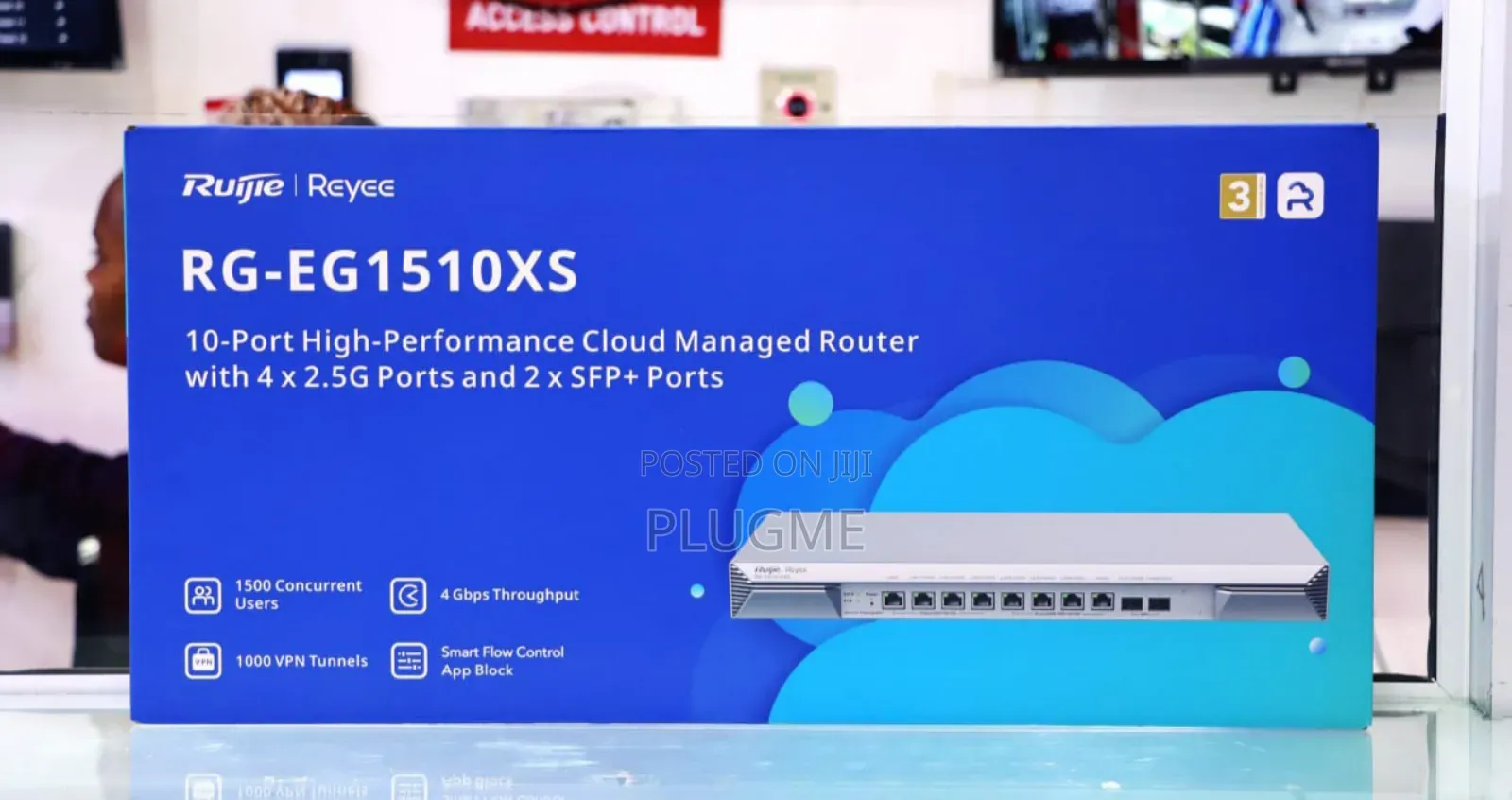 Rg-Eg1510xs 10-Port High Performance Cloud Managed Router