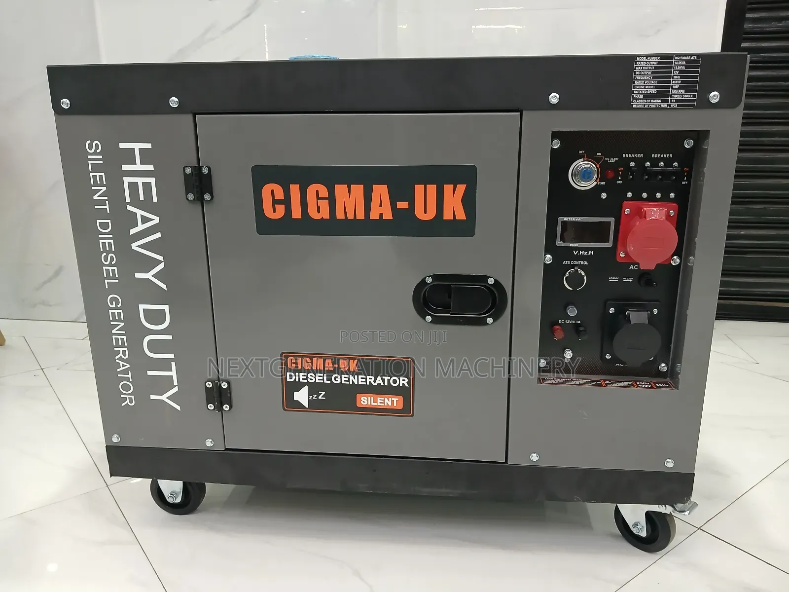 Cigma Uk Silent Diesel Generator