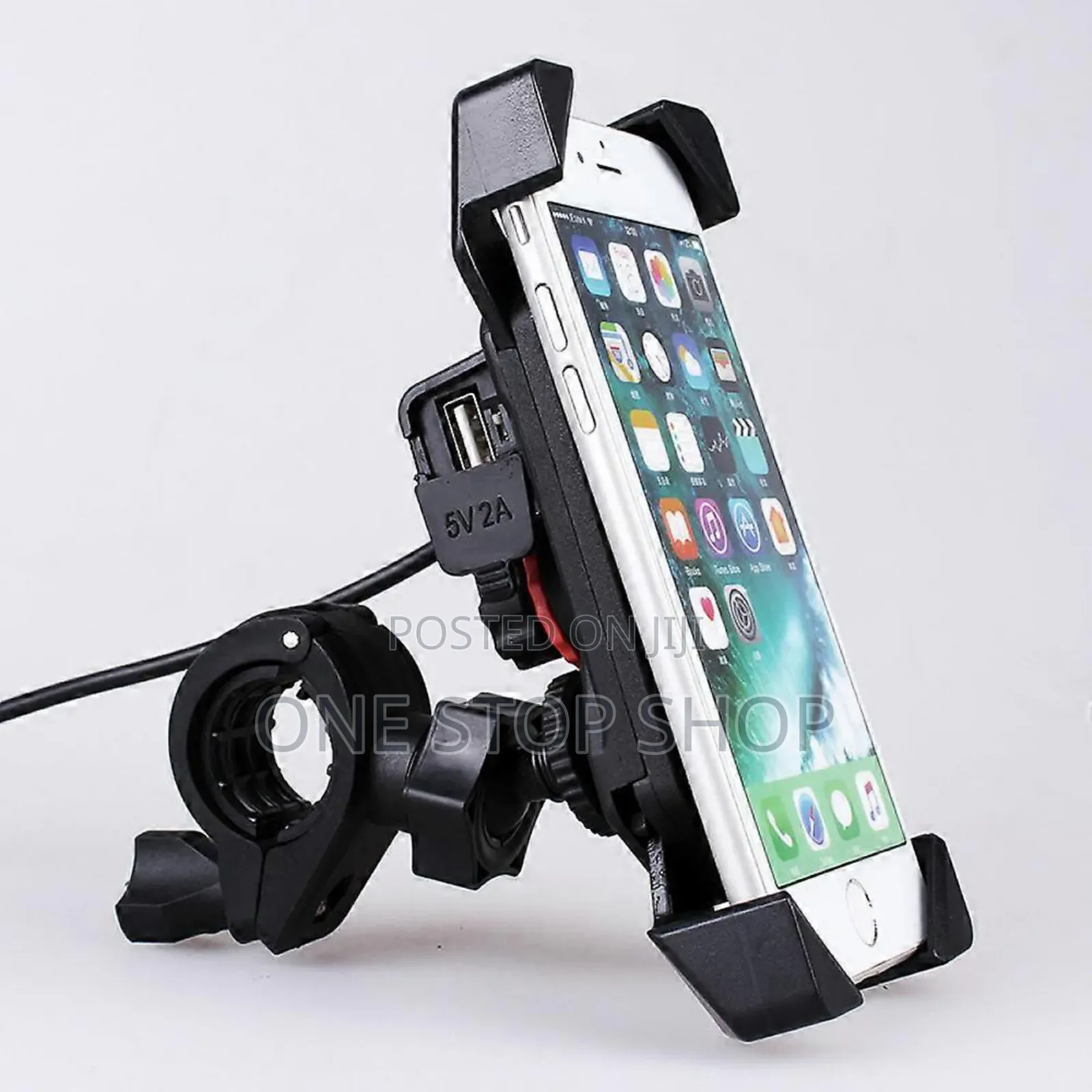 Motorcycle,Bike Phone Stand Usb Charger Phone Holder Mount Bracket