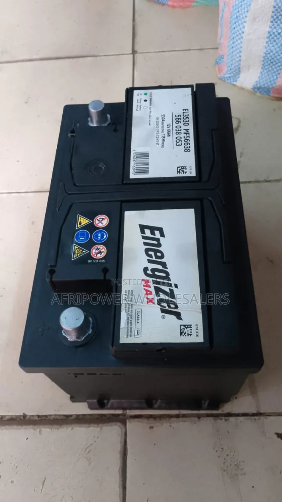 Energizer Din 66 Car Battery Mf
