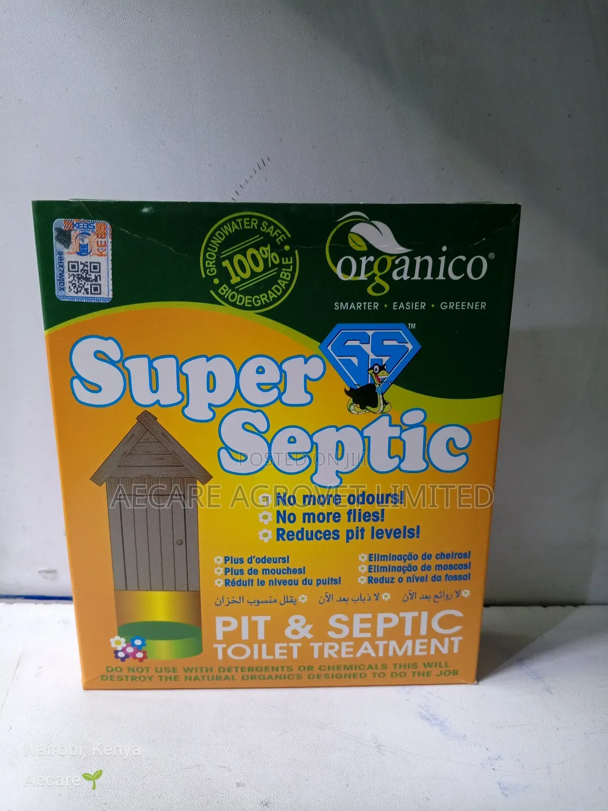 Super Septic Toilet Treatment 100g Organic Septic Biodigester