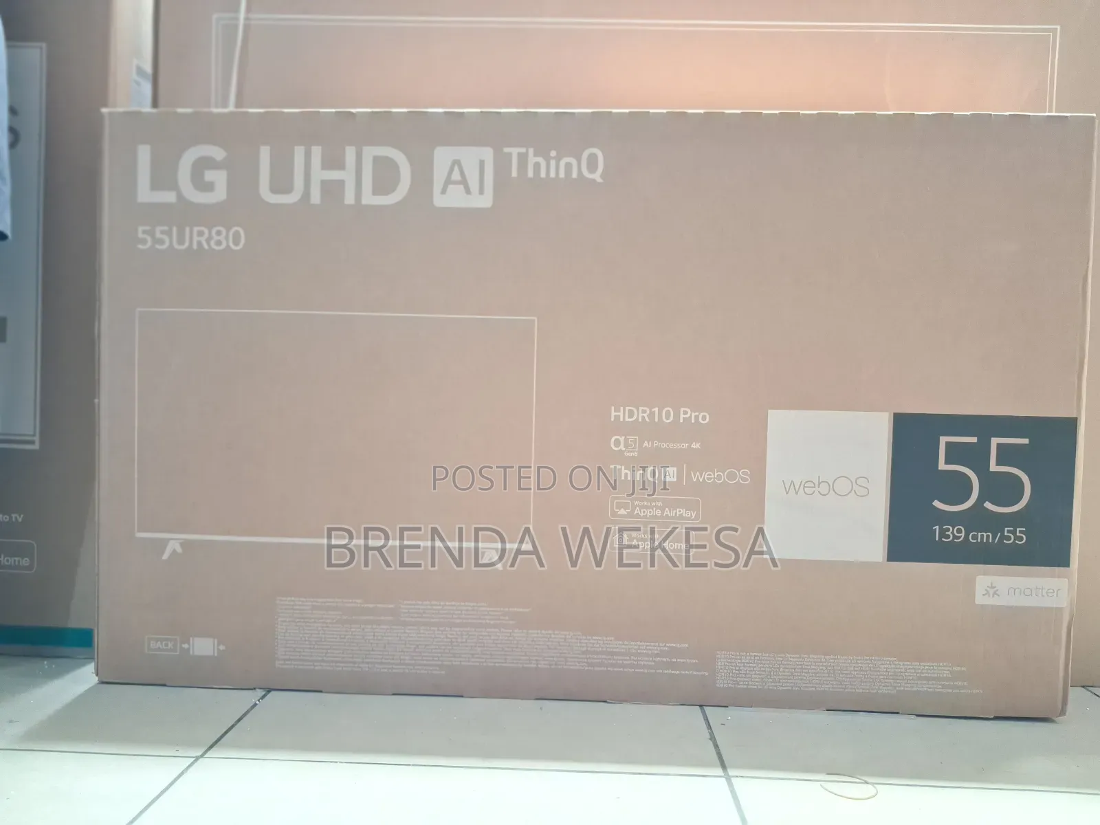 Lg 55-Inch Ur80 Smart Tv | Hdr10 | Magic Remote Thinq Ai