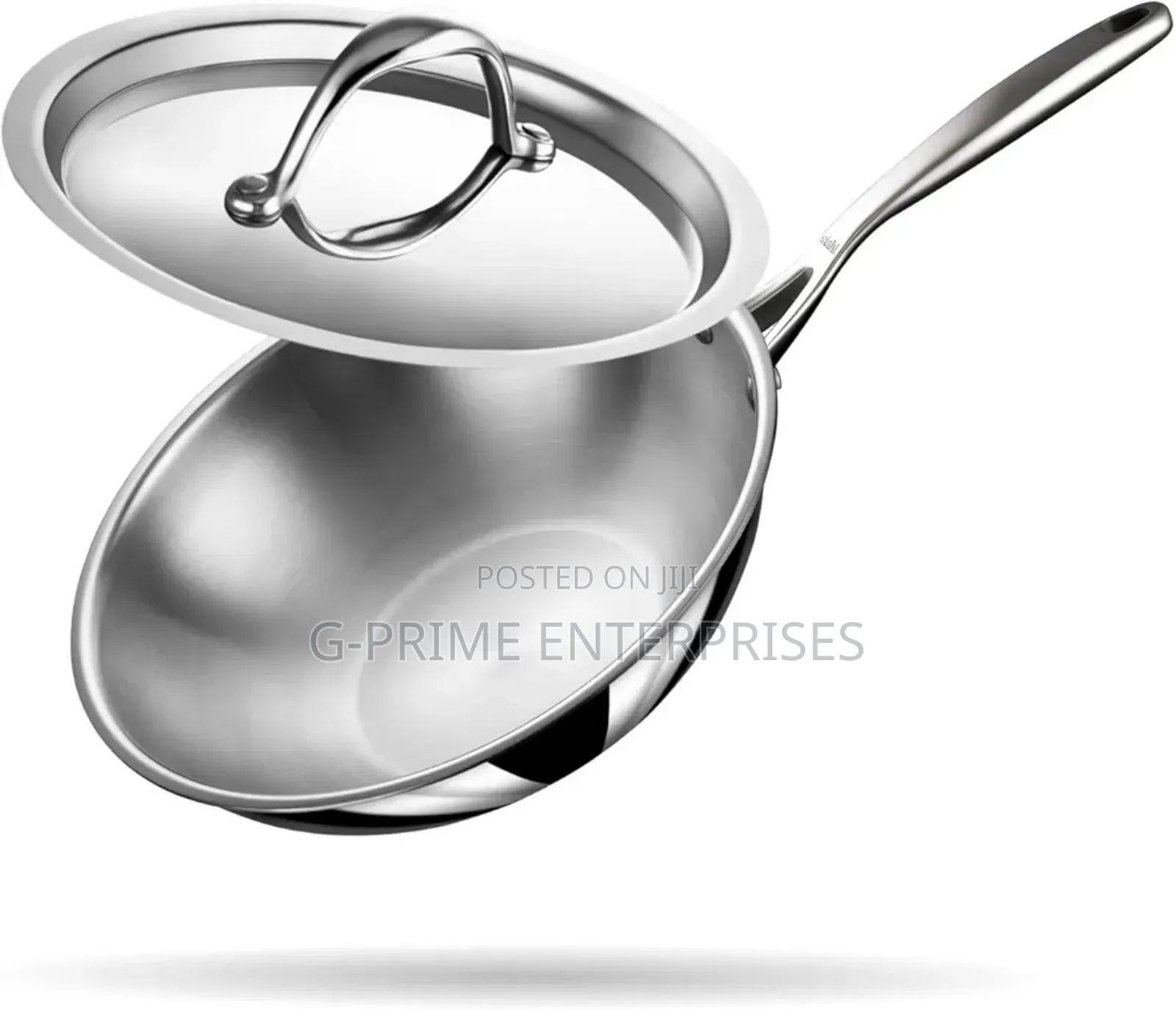 Stahl Artisan Deep Frying Pan -Wok Pan